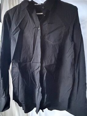 Brunello Cucinelli dark navy Long-Sleeve Button Shirt like new been in purchase